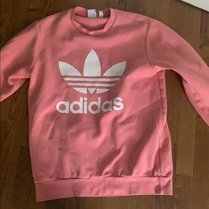 pink adidas pullover